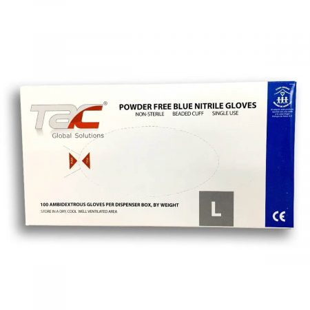 Guante de exploración de nitrilo no estéril