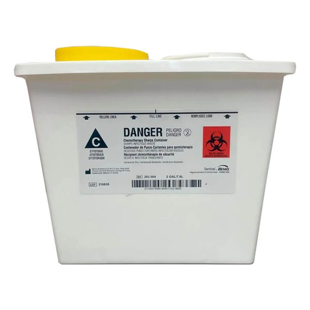 Contenedor de residuos de quimioterapia 7.6 L