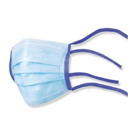 Cubreboca quirúrgico de alta filtración con cintas