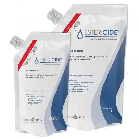 Estericide antiséptico irrigación quirúrgica