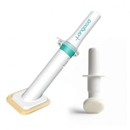 Aplicador con solución de clorhexidina y alcohol isopropílico