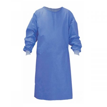 Bata desechable de puño resortado